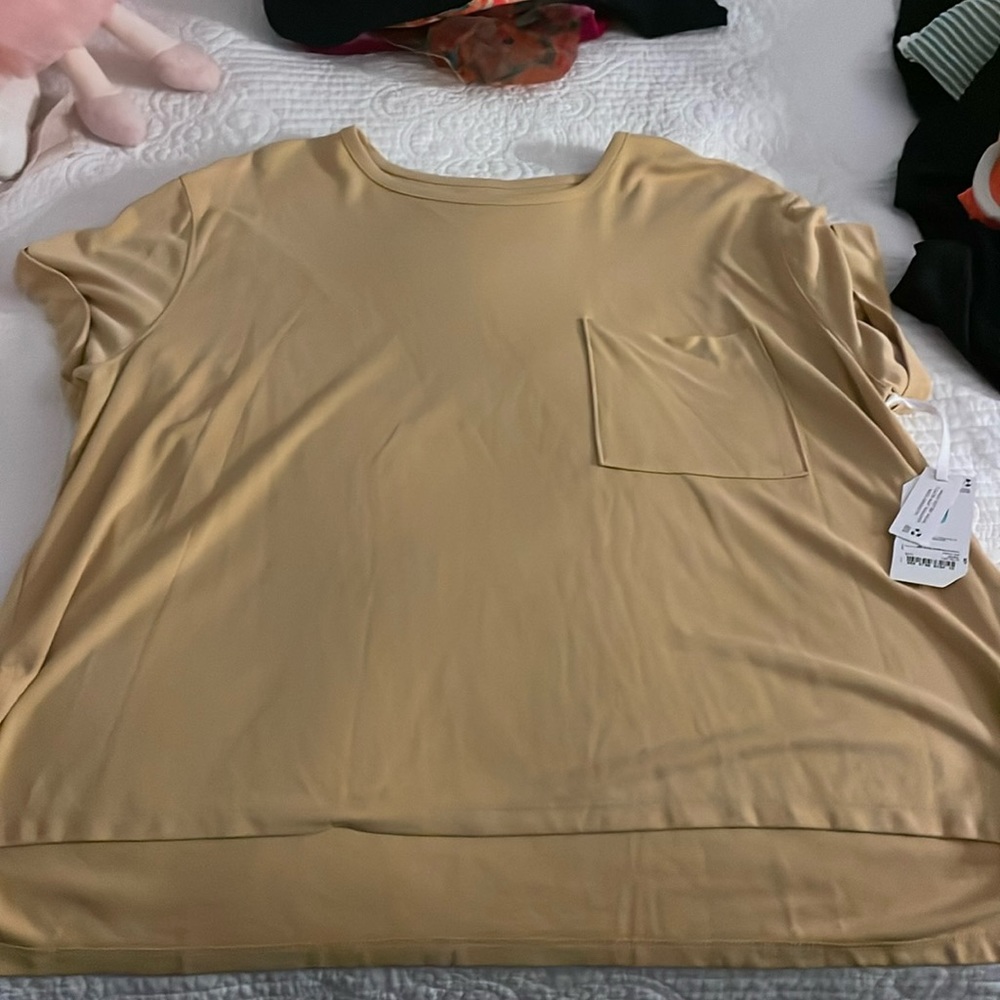 Plain yellow shirt